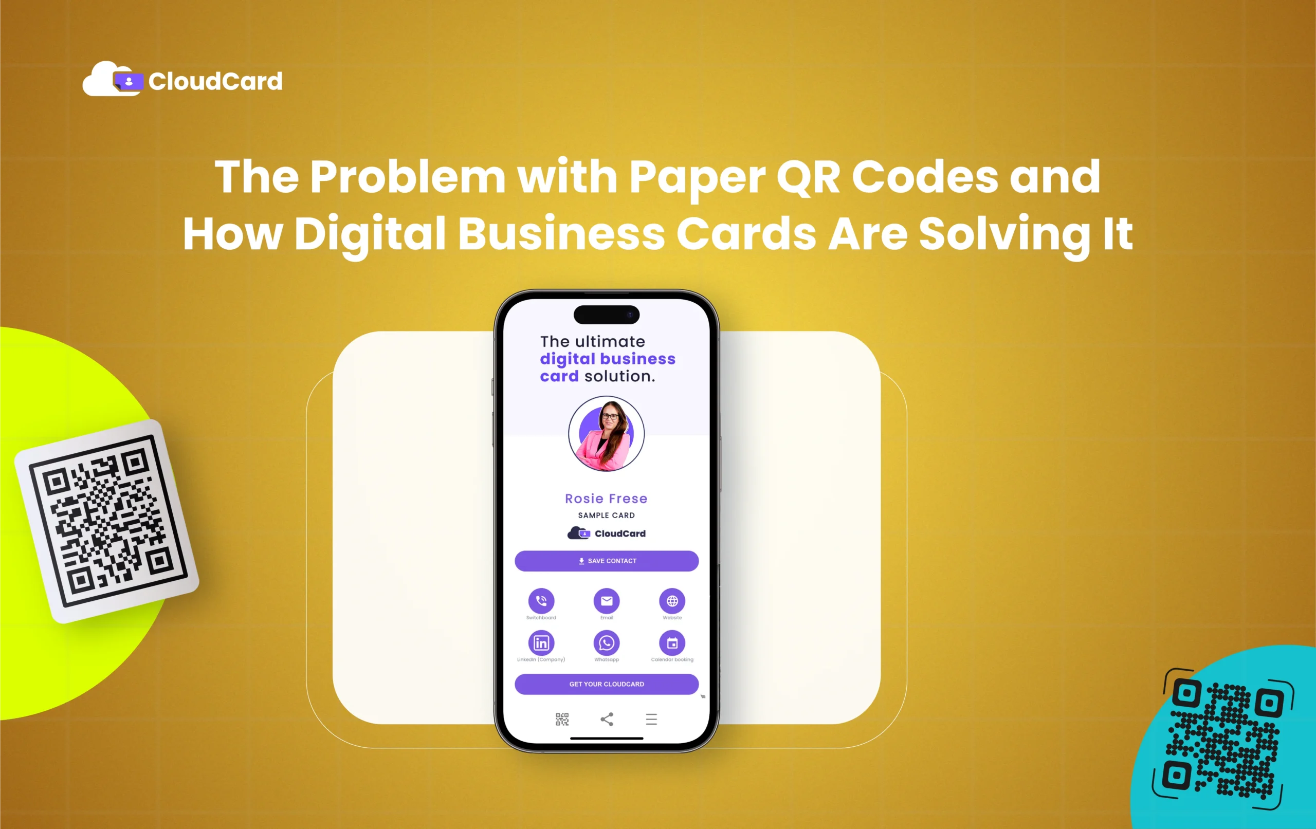 The Problem with Paper QR Codes and How Digital Business Cards Are Solving It 1 The Problem with Paper QR Codes and How Digital Business Cards Are Solving It